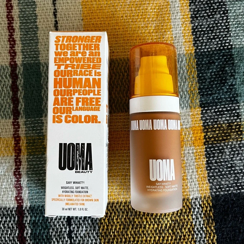 Uoma Beauty Say What Weightless Soft Matte Hydrating Foundation Brown Sugar T2N